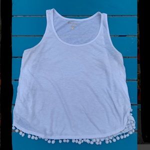 Lily Pulitzer White Flowy Tank